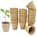 Produktbild Anzuchttöpfe 40 Stück biologisch abbaubar Ø 6cm rund Aussaattöpfe für Setzlinge