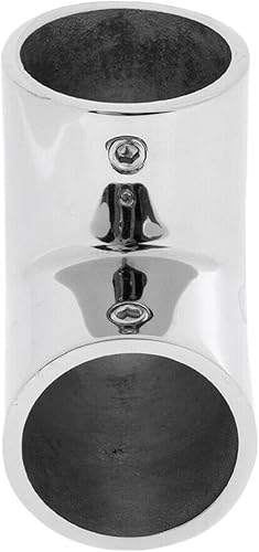 Miniatura 6 de Heavy Dudy Marine Grade 316 Acero inoxidable 2 vías Barco barandilla de mano de montaje codo de 90 grados para tubo de diámetro exterior de 1"