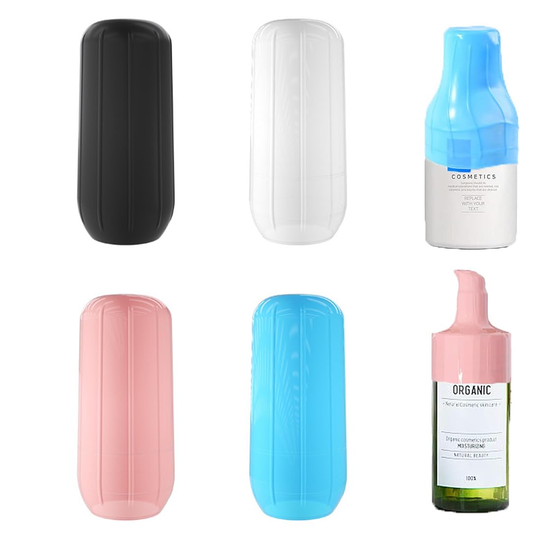 12 Auslaufsichere Silikon Hüllen - Nie Wieder Chaos In Der Reisetasche