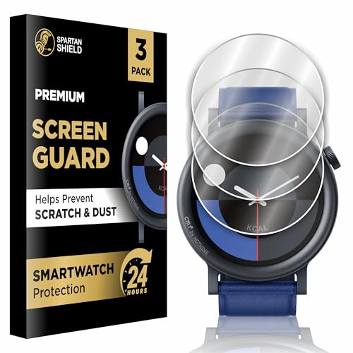 Image of {3 Pack Screen Guard For CMF by Nothing Watch Pro 2 SmartWatch (1.32 inch) | Anti Scratch | HD Clear | Touch Sensitive | Your Smart Screen's 9H Protector [Not Tempered Glass]