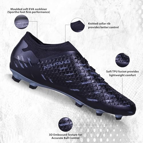Image of Nivia Ashtang 2.0 Football Studs for Men, High-Performance Football Shoes, Soccer Studs, Football Sports Shoes
