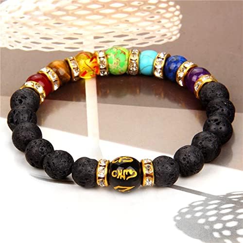 Miniatura 6 de DANSOAN Pulsera Suprema de 7 chakras Amour Chakras Arus, pulsera de salud 7 chakras pulsera Healthbangle de drenaje linfático Chakra Pulsera Chakra