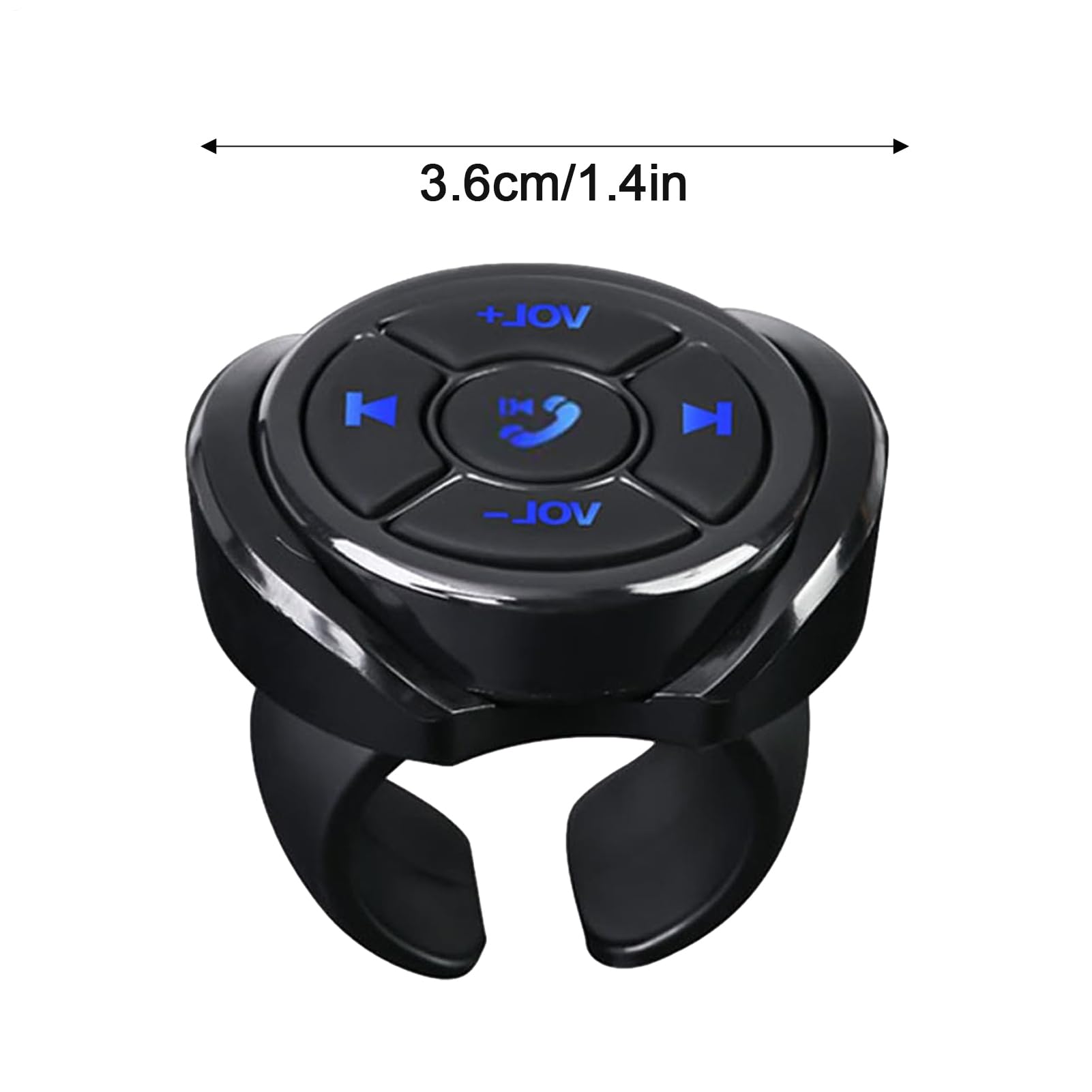 Bouton de télécommande de Volant de Voiture | Contrôleur Radio à Bouton multimédia | Télécommande multimédia de Voiture | Bouton multimédia au Volant | Télécommande de Musique multimédia
