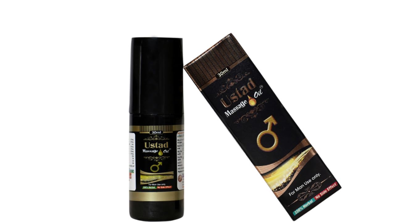 Unique Pharma Ustad Massage Oil, 30ml, Unisex, Adults, Pain Relief