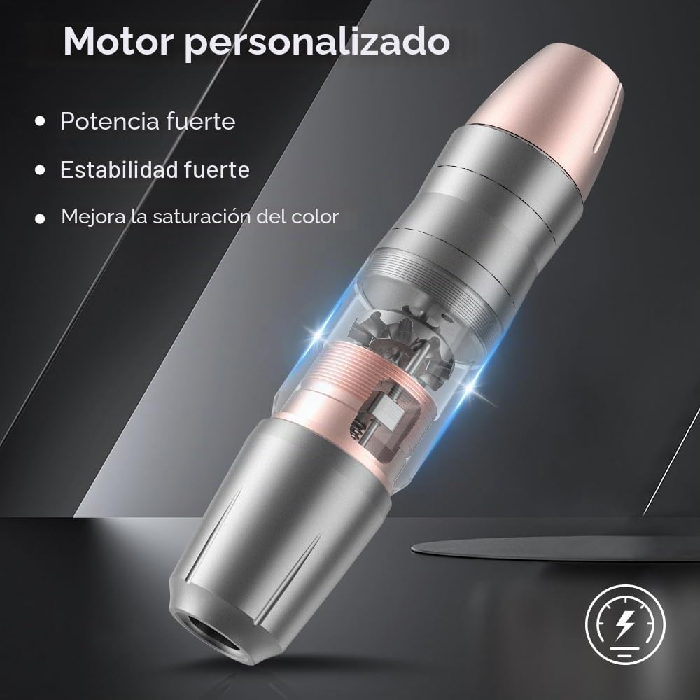 Solong Tattoo SLP30KITP187-1-EU - Juego de 10 cartuchos de aguja, suministro de energía, pedal y máquina de tatuaje, color negro