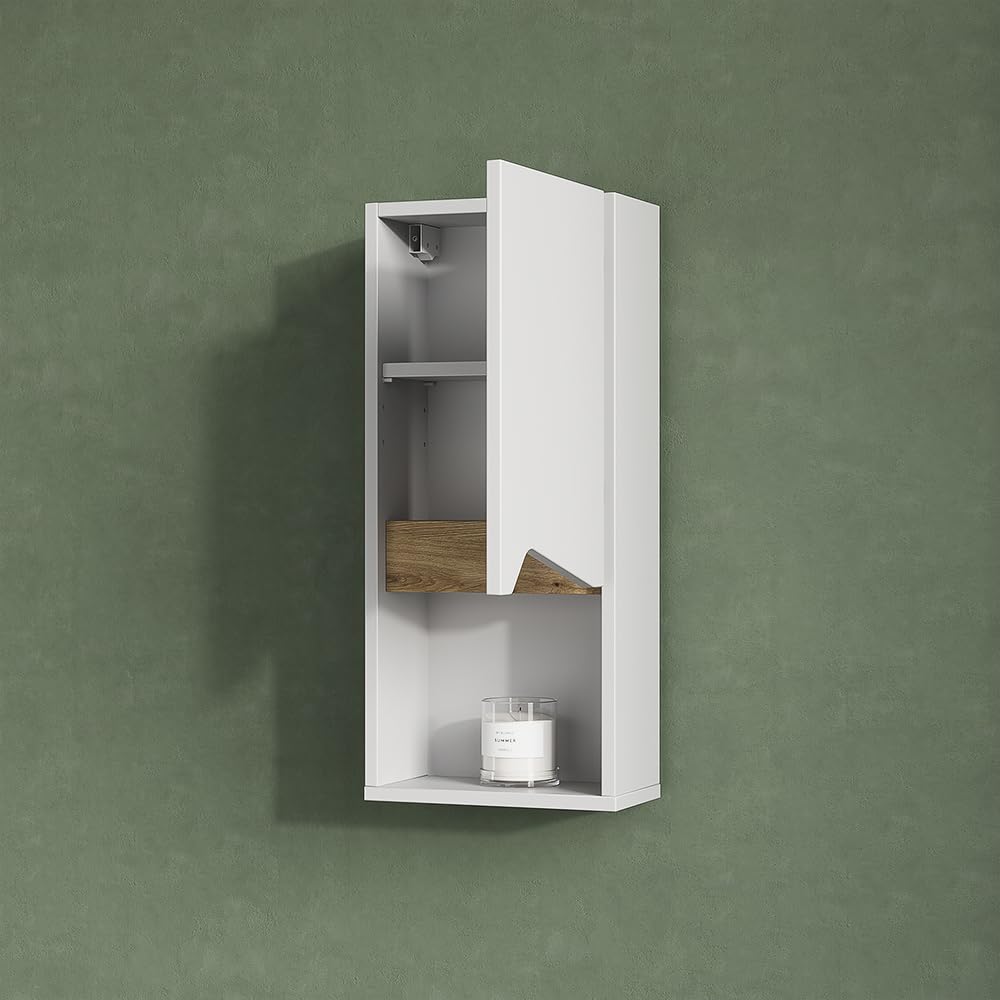 Livinity Armoire Murale Timavo, Blanc, 30x67cm
