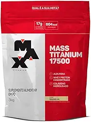 Max Titanium Mass Titanium 17500 (3Kg) - Sabor Baunilha