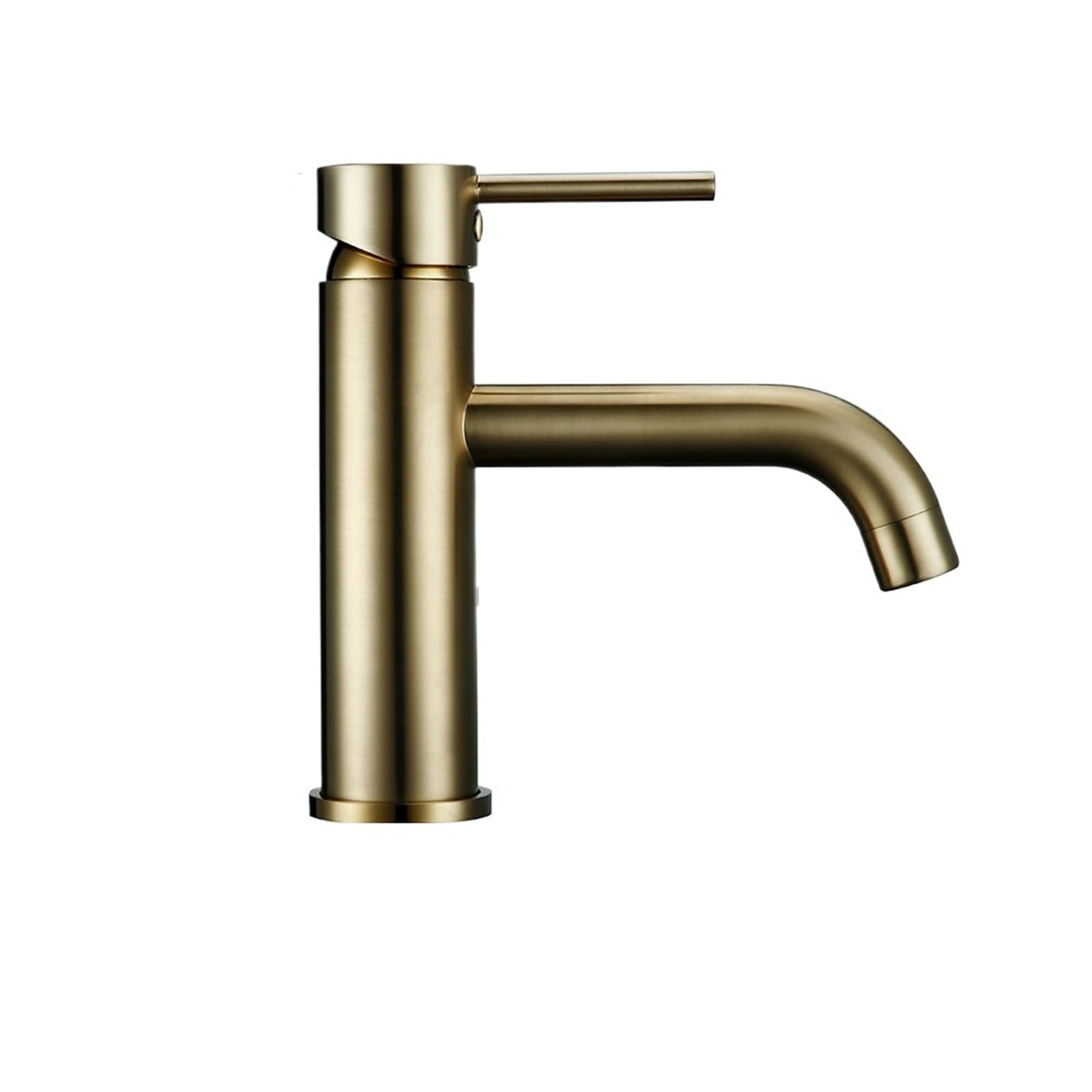 Lyvqzpwlr Wit Bathroom Basin Pillar Taps, Multicolor Basin Faucet Solid Brass Hot Cold Water Mixer Deck Mounted Bathroom Kitchen(Wit)