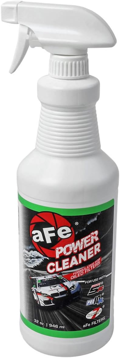 aFe Power Air Filter Cleaner: 32oz Spray Bottle, Restores Oiled Engine Air Filter Performance, #90-10201