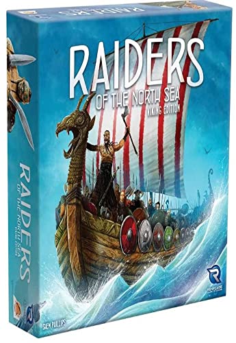 Renegade Games Studios: Raiders of The North Seas: Viking Edition, Strategy Board Game, 2 to 4 Players, 30 Minute Play Time, for Ages 12 and up