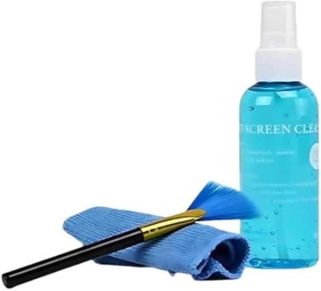 Professional Clean Pro 3 in 1 Multi-Purpose LCD Cleaning Kit with Cloth | Brush | Liquid Solution for Cameras | Binoculars | Laptops |PC Monitors