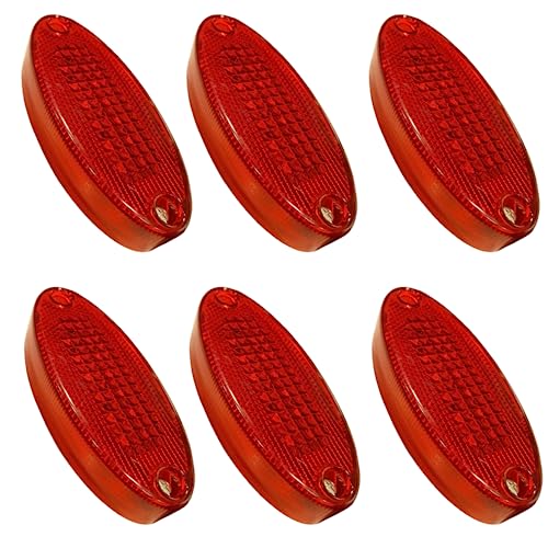 Feu de gabarit LED 24V pour remorque et camion rouge