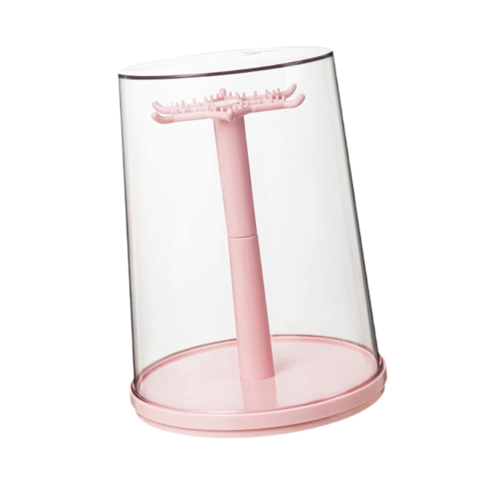 Espositore girevole a 360° per bambole, in polipropilene di alta qualità, per mini giocattoli, statuette e organizer per gioielli (22 x 29 cm)