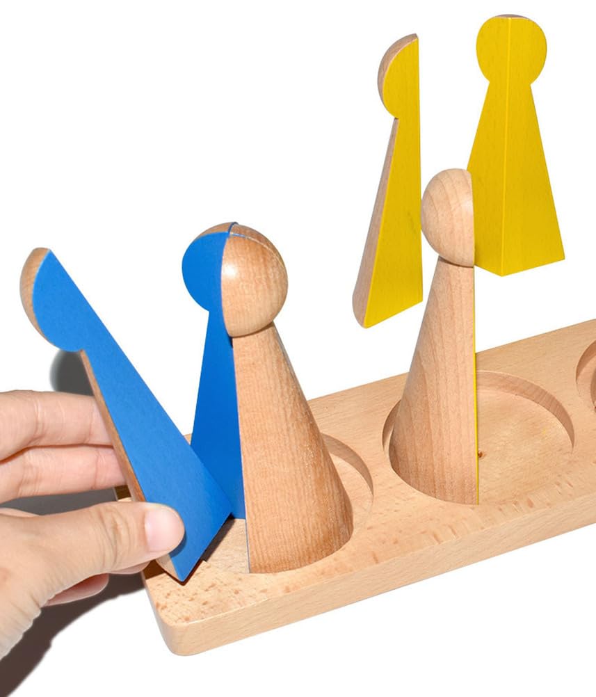 Set di Figure di Persone Frazione, Giocattolo Educativo Cognitivo Matematica Precoce