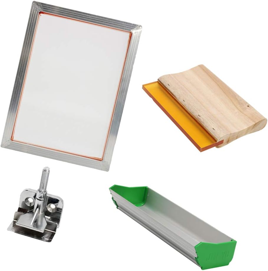 Set for Screen Printing Frame Kits, Made for Printing Samples on T Shirts, Tote Bags