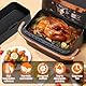 Silikonform für Ninja Heißluftfritteuse, Ninja Foodi Heißluftfritteuse Zubehör für AF500EU, Silikoneinsatz Air Fryer Accessories für Dual Zone Heißluftfritteuse, Wiederverwendbar (3PCS)