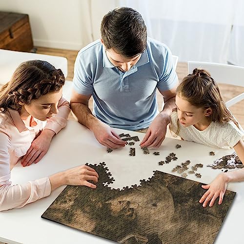Puzzle de rinocerontes de 500 piezas de 52x38 cm, pintura de animales para montaje 6