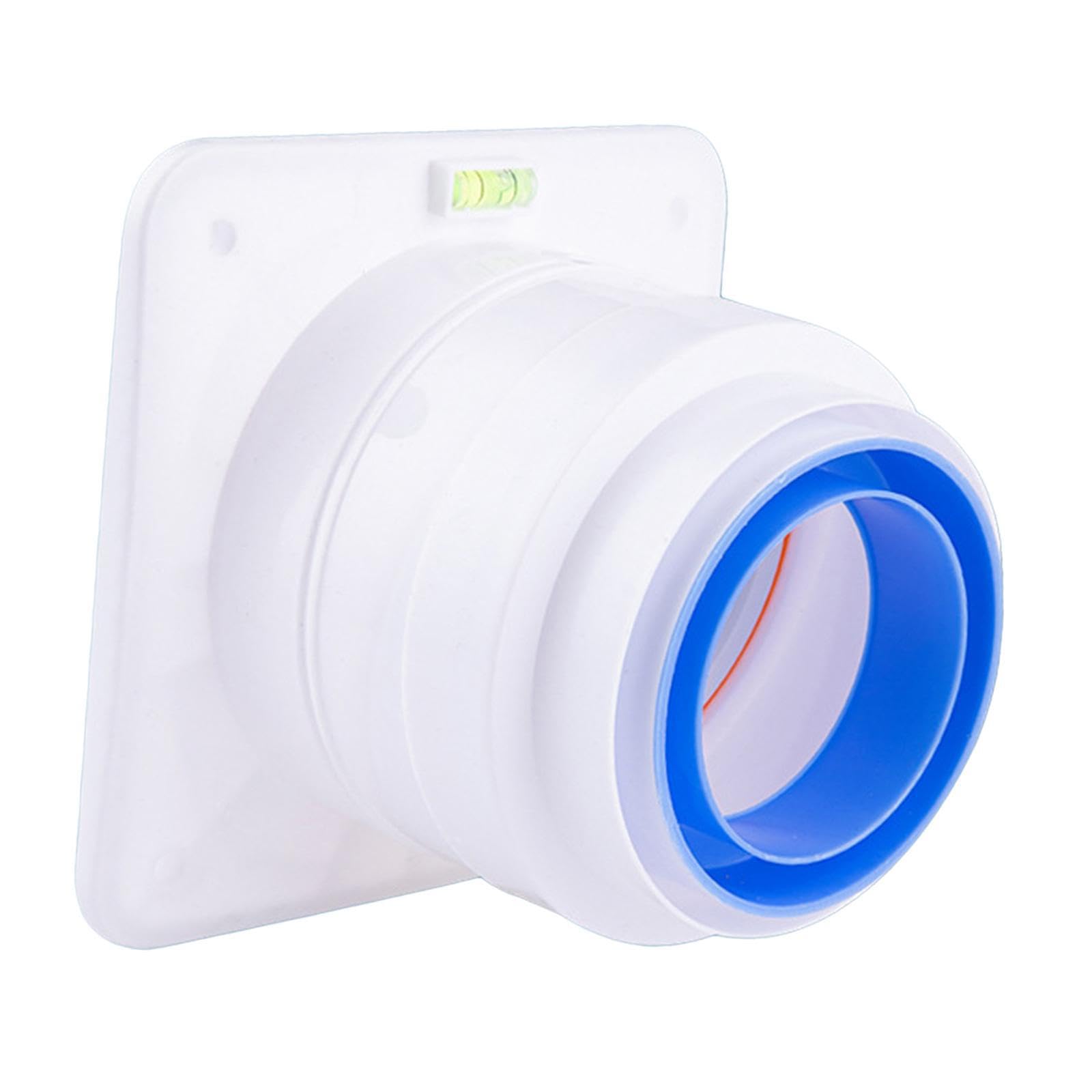 Qlecxzi Detachable Backdraft Damper Vent Backdraft Damper Inline Extractor Fan Wall Mounted Air Duct Check Valve Efficiency And Sealing Detachable Vent For Style B