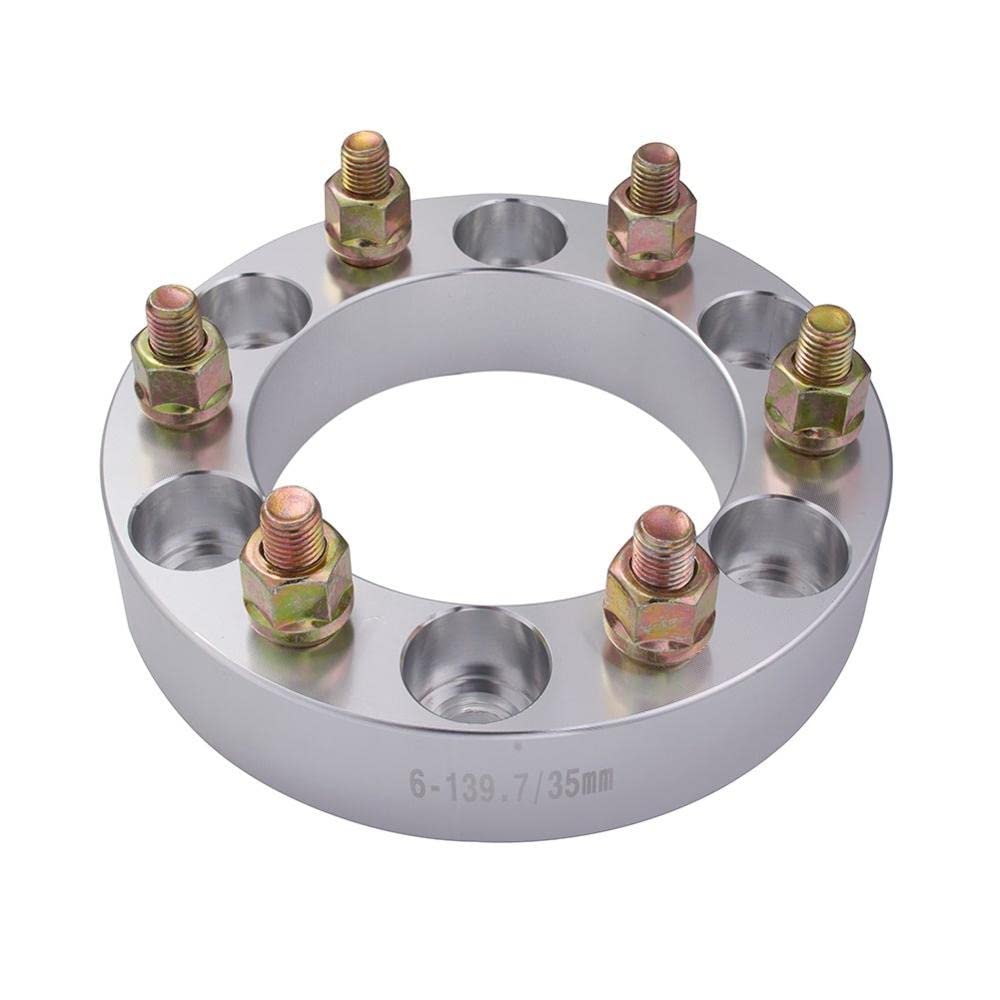 Joints Moyeu Roue Élargis 4 Pièces PCD 6x139.7 Adaptateur D'entretoise De Roue De Voiture Alésage Central 108MM Filetage M12X1.5 Épaisseur 35mm Moyeu Centré 6 Pattes
