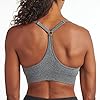 PUMA Women's 2 Pack Y-Back Seamless Sports Bra, Black/Grey, Large