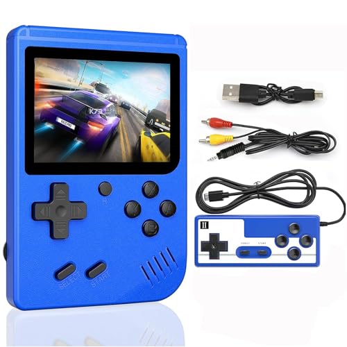 Handheld Game Console,Portable Gaming System with 400+ Classic Games,3.0 LCD Screen,Retro Game Console Support TV Connection&2 Players for Kids Adults
