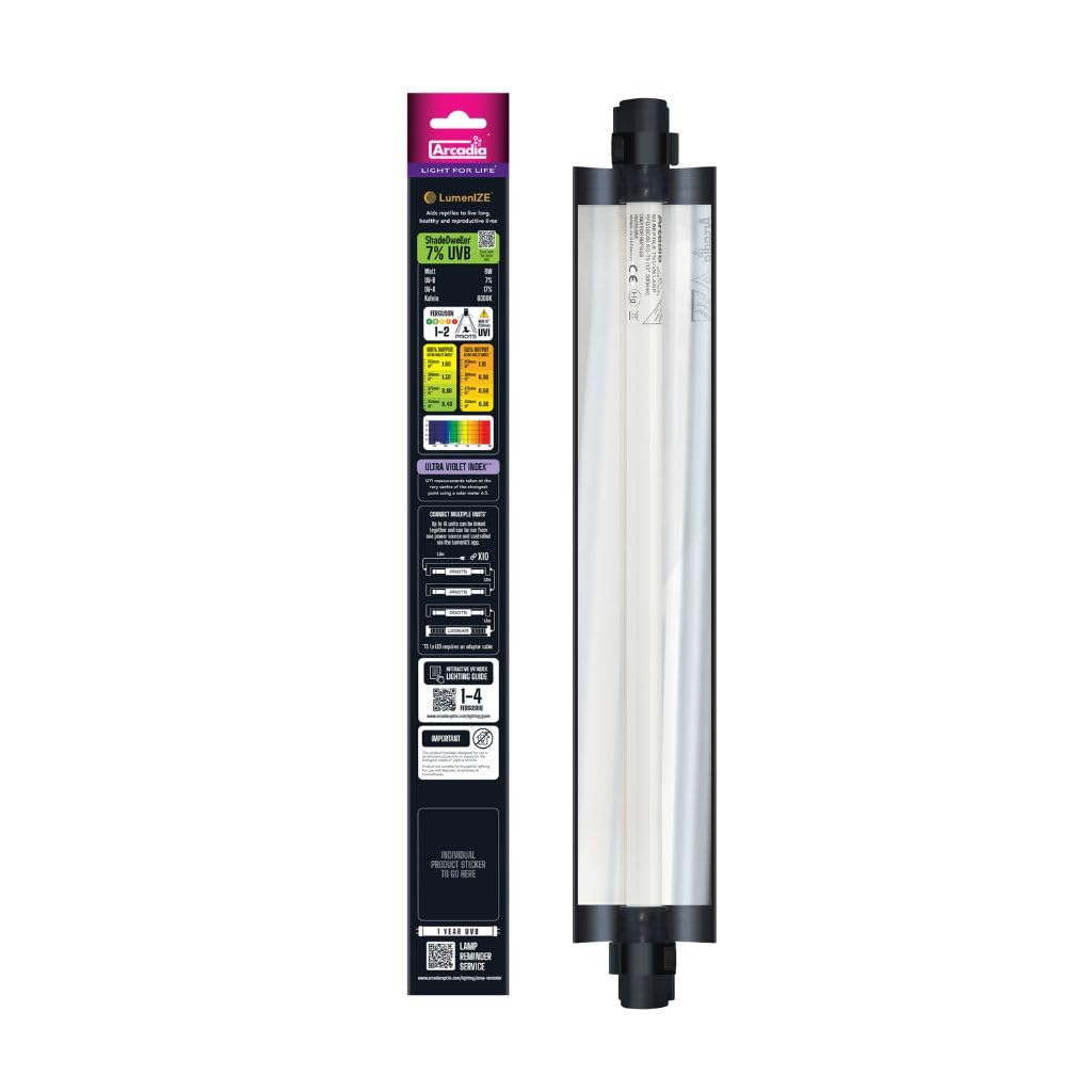 Arcadia LumenIZE Pro T5 SMART UVB Kit, ShadeDweller, 7% UVB, 8 Watt