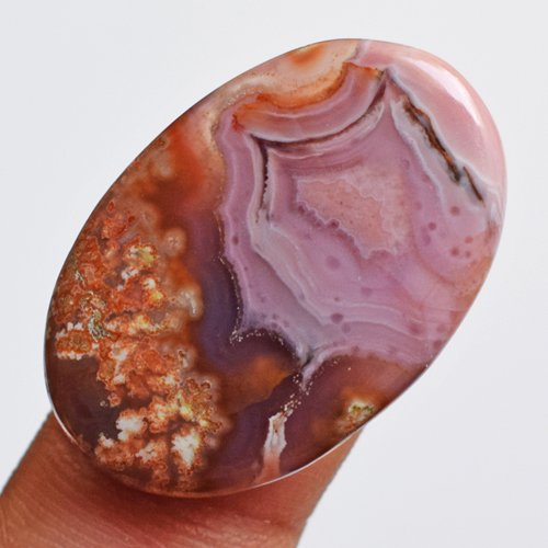 Agate violette 21 ct de qualité gemme pour pendentif d'exception - 4