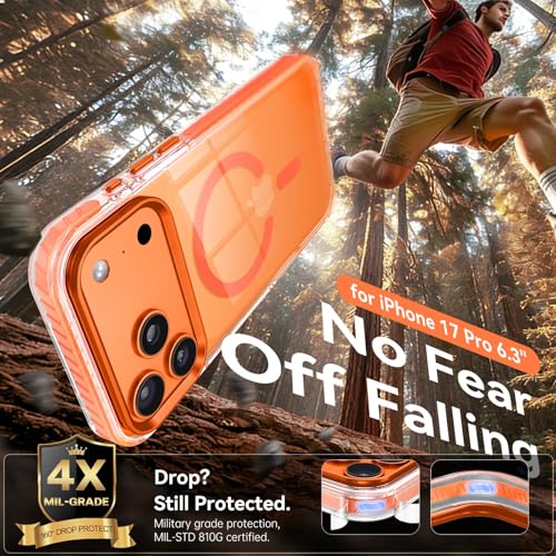Coque iPhone 17 Pro MagSafe antichoc 4,2m transparente VENINGO fine