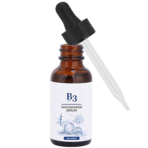 Suero de niacinamida para cara, ácido hialurónico hidratante y suero de niacinamida, hidratante facial de niacinamida con vitamina B3, suero facial