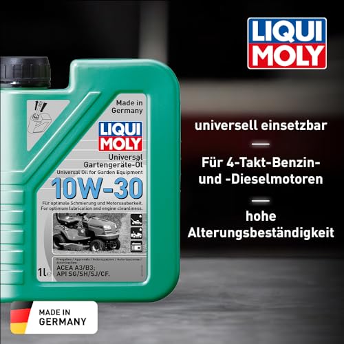 LIQUI MOLY Universal Gartengeräte-Öl 10W-30 | 1 L | mineralisches Motoröl | Art.-Nr.: 1273