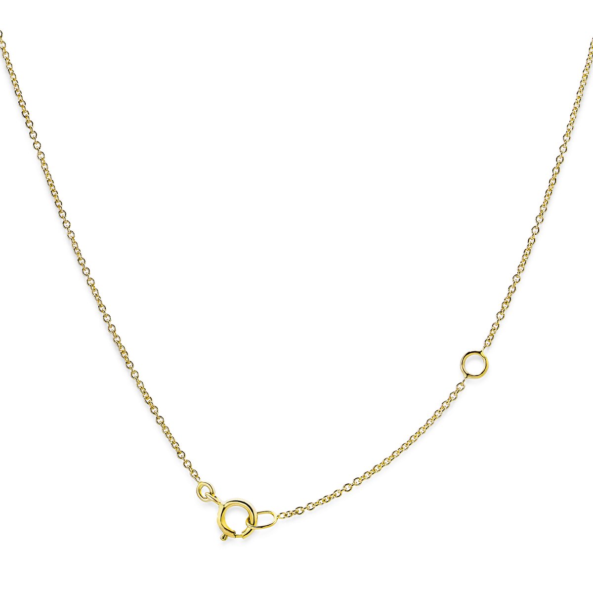 Orovi Collar Señora Infinito con cadena en Oro Amarillo Oro 9 Kt / 375 Cadena 45 Cm Collar Producido en Italia