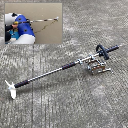 Moteur hors-bord pour perceuse avec hélice en aluminium et support de fixation pour kayak