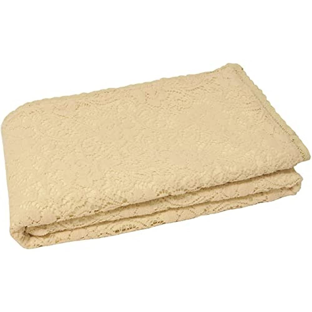 Riva Paoletti Calissa Cream Throws, 145 x 220 cm, Cotton