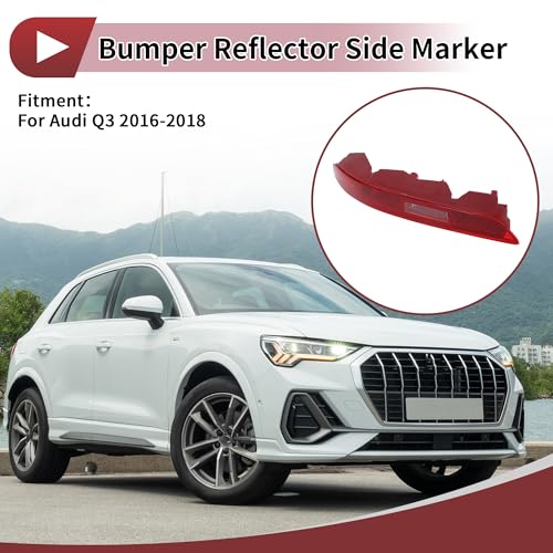 1 Pc Rear Left Bumper Reflectors No.8UD945095B Bumper Reflector Side Marker for Audi Q3 2016-2018