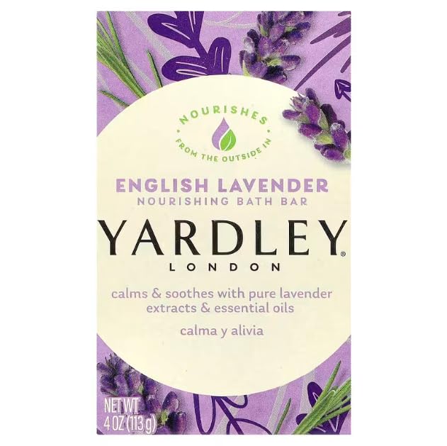 Miniatura 6 de Yardley London Barras hidratantes de lavanda inglesa con aceites esenciales, 8.50 onzas (paquete de 5)