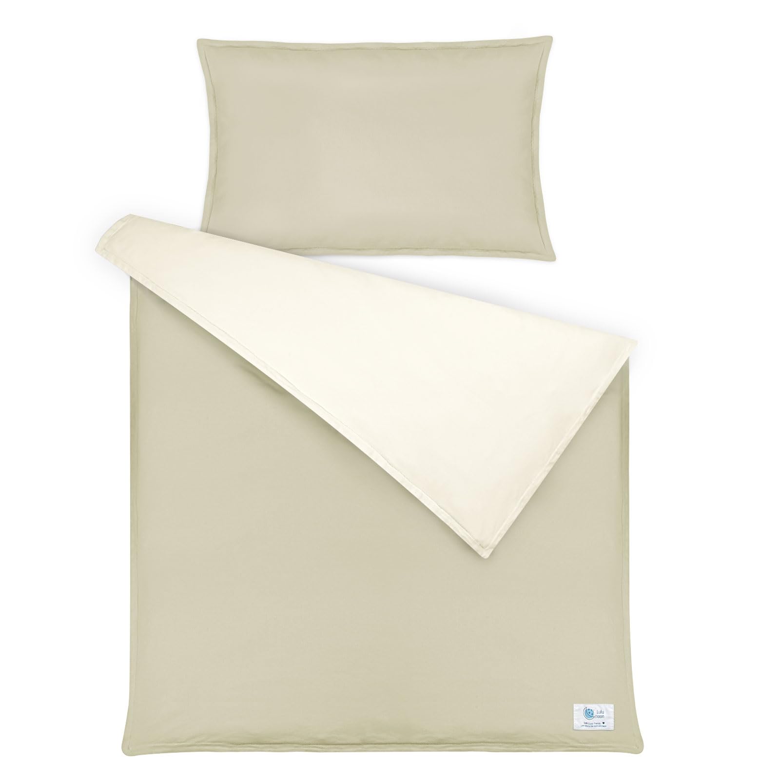 lulumoon Kinderbettwäsche 100x135 mit Kissenbezug 40x60: Baby Bettwäsche Set Jersey Oeko-Tex Baumwolle - Weich und Hoch Elastisch - 4-Jahreszeiten Bettwäsche für Kleinkinder im Vorschulalter