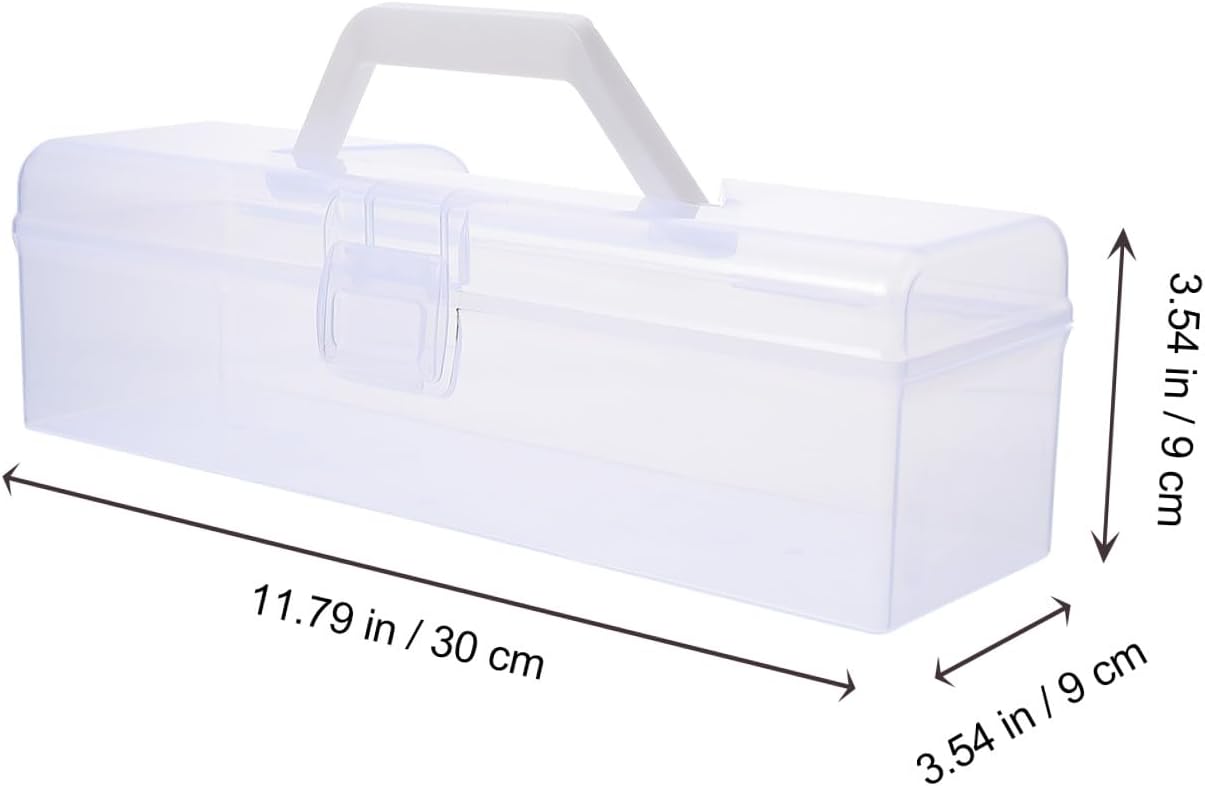 2pcs Art Painting Tool Storage Box and Organizer for Calligraphy Supplies Smooth Convenient Storage Cases for Artists and