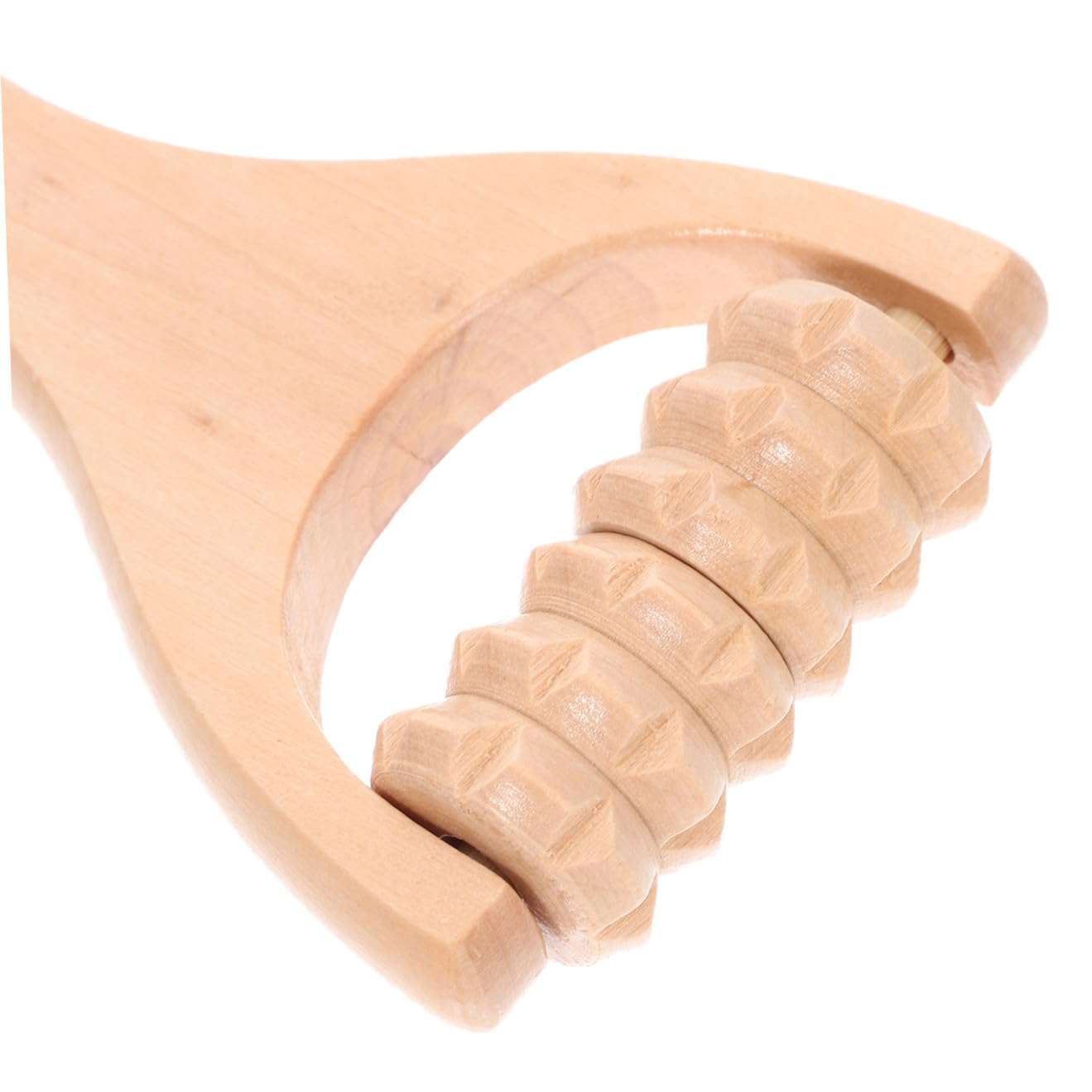FRCOLOR 15piezas Rodillo De Masaje Manual De Madera Masajeador De Cuerpo Portátil Herramienta Para Relajar Músculos y Mejorar Circulación Para Oficina y Viajes