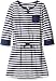 Scout + Ro Girls' Stripe Dress with Patch Pocket