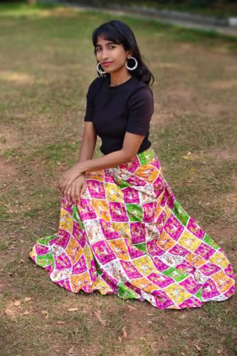Image of Women's Printed Maxi Wraparound Skirt