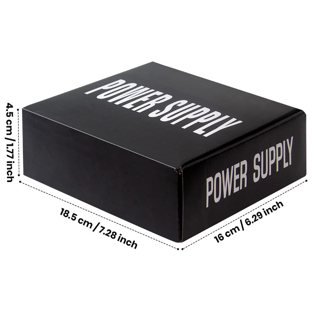 GD-01 Fuente de alimentación de pedal de guitarra, 10 salidas de CC aisladas para 9V/12V/18V100mA 400mA Pedal de efecto con protección contra cortocircuitos y protección contra sobrecorriente