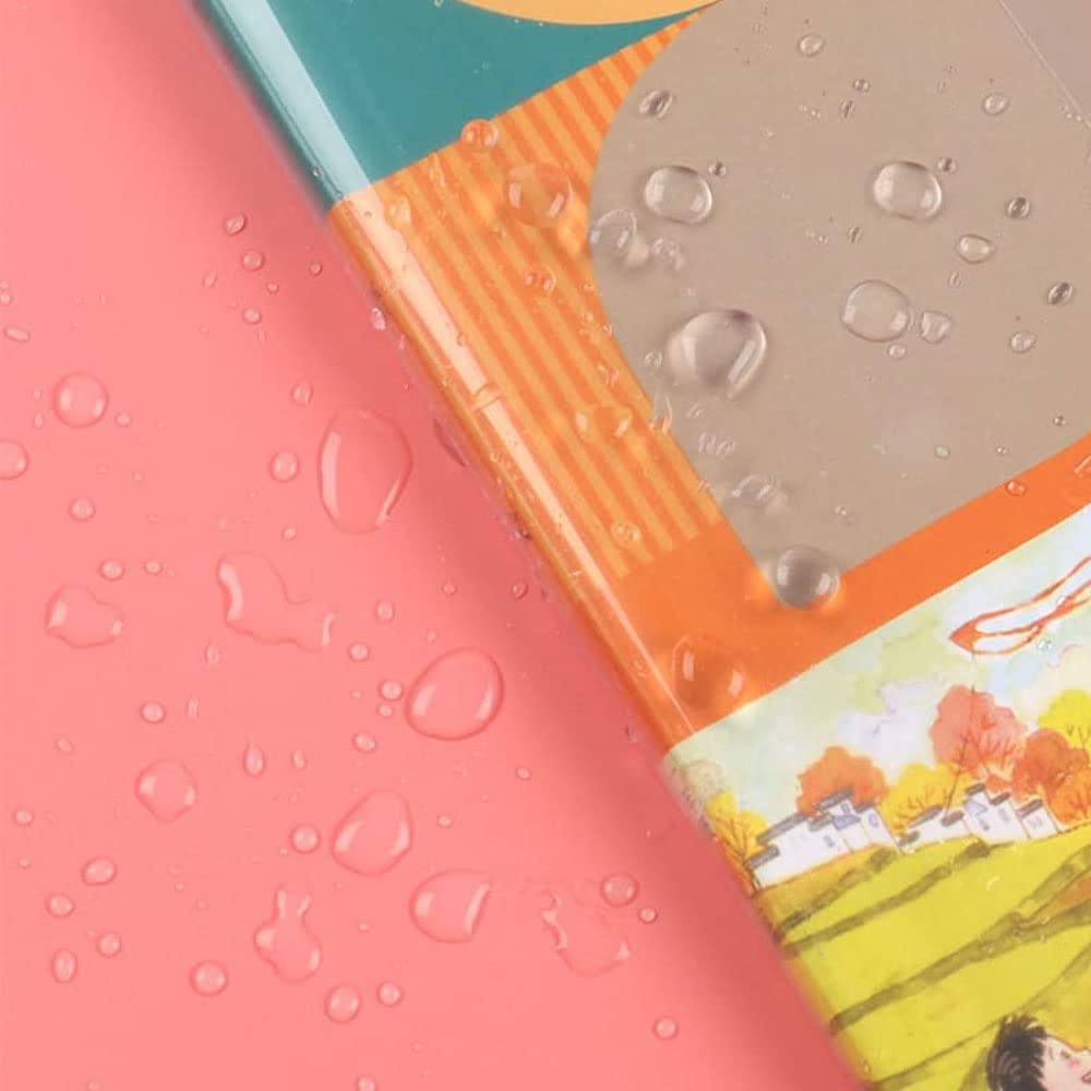 Couvre Livre 20 Pièces, A4 Protège Cahier Transparent