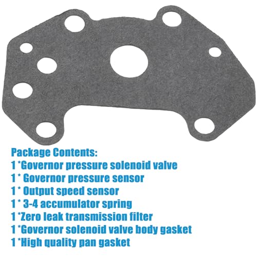 Image of Transmission Governor Pressure Solenoid Kit 48RE 47RE 46RE A518 with Filter Gasket Kit is Suitable for Dodge Filter kit Solenoid Valve and Sensor
