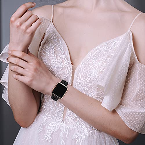 Image of Lace Silicone Bands Compatible with Apple Watch Bands for Women
