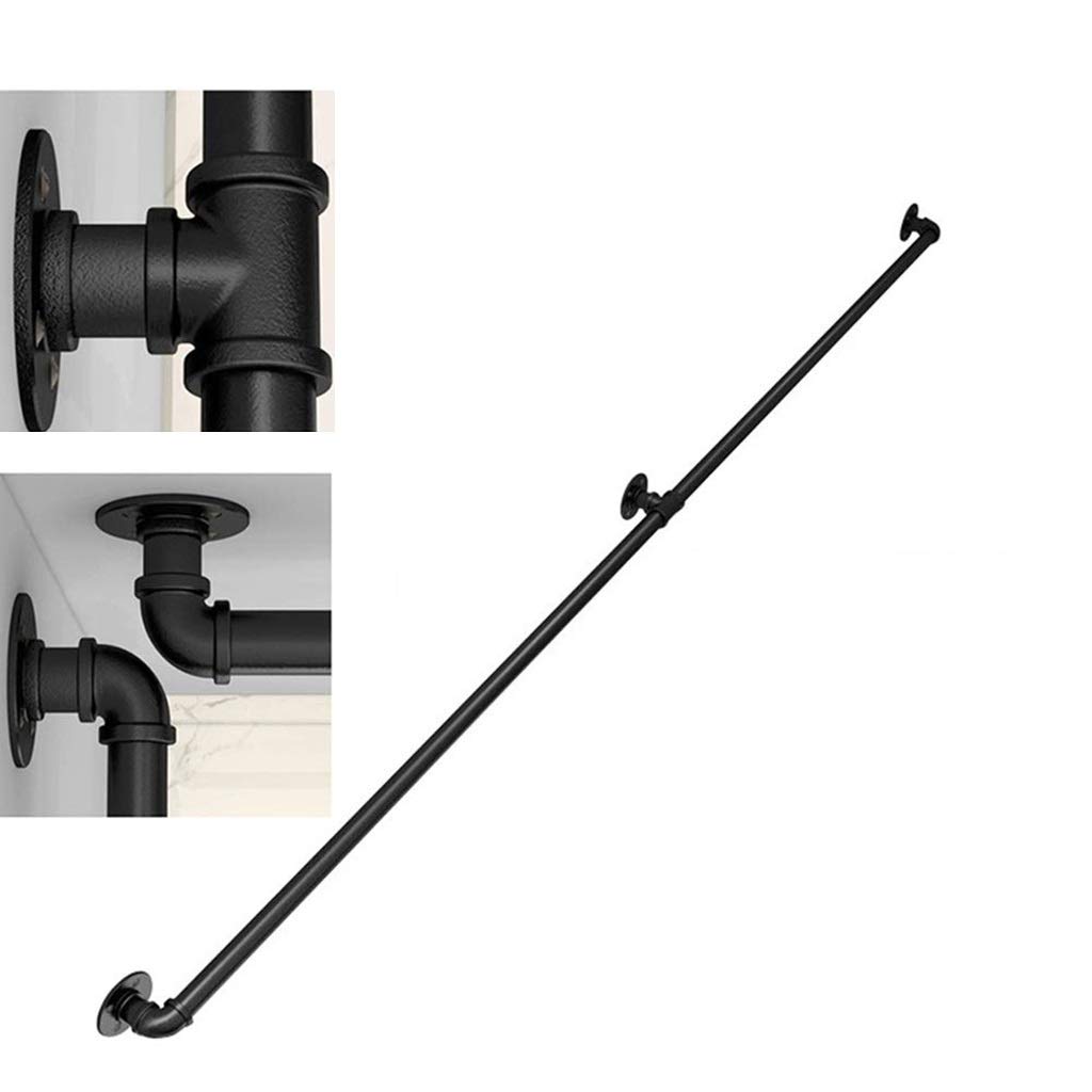 KHLMSRXJ Stair banister handrail 1ft/20ft Handrail, Wall Mounted Stairs Handrail, Indoors and Outdoors Banister Rail Support Children Adult Elderly Railings Handrails Corridor Support Rod -