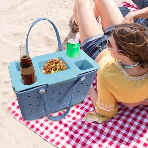 Support multi-fentes pour boissons et collations de plage durable - 5