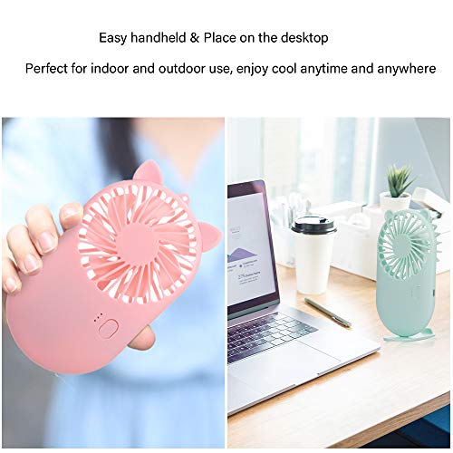 Pedkit Ventilador de bolso Ventilador portátil portátil mini-ventilador com carregamento USB 3 veloc