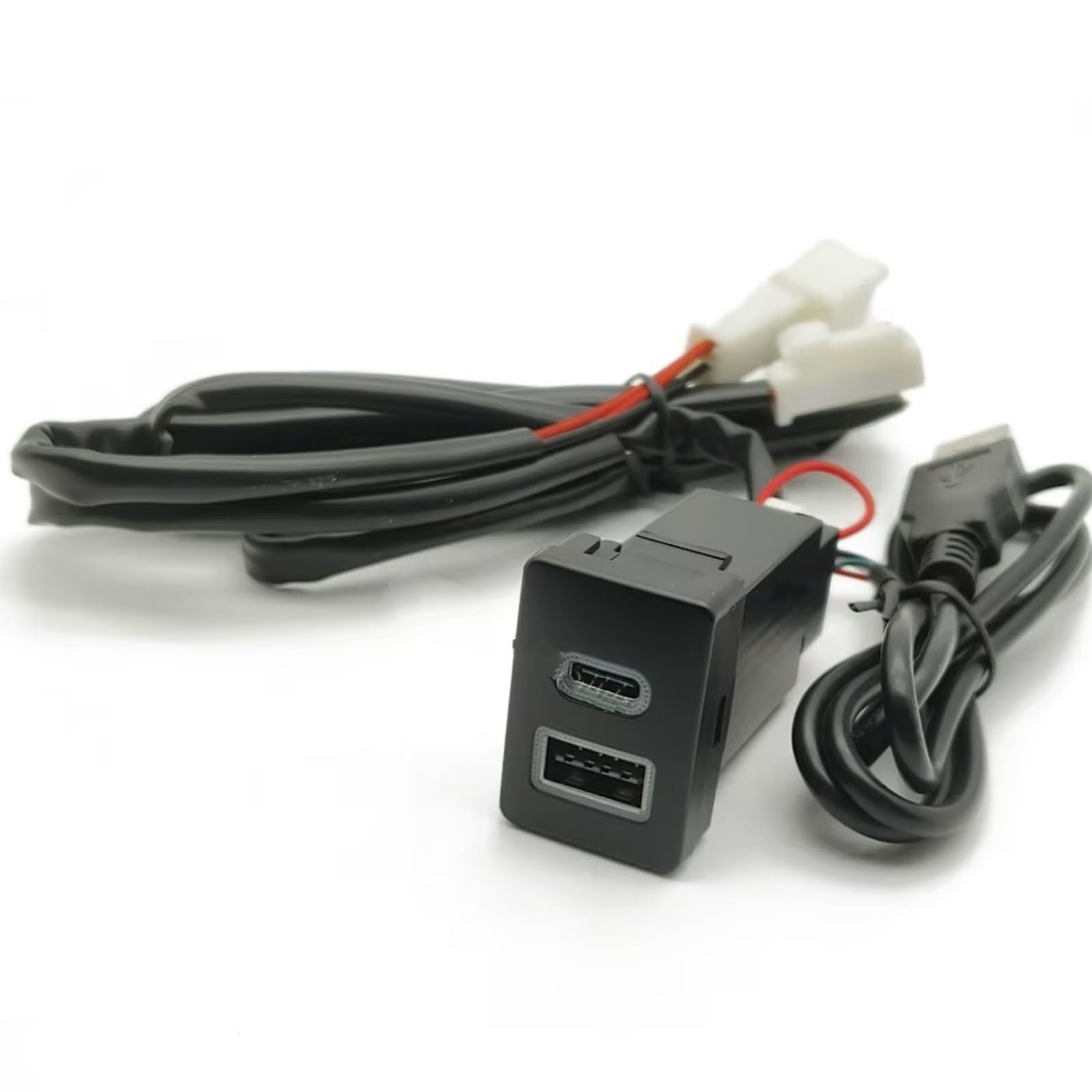 Porta USB Center Compatibile Con Toyota Per Camry Per Prius Telefono Per Auto Per Harger Per Tipo-C PD QC3.0 Adattatore Doppia Presa Di Ricarica Porta USB