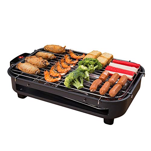 Elektrischer Grill rauchfreier elektrischer Pfannengrill BBQ Octopus Ball Grillpfanne BBQ Raclette Mini Antihaft Platte Takoyaki Maschine