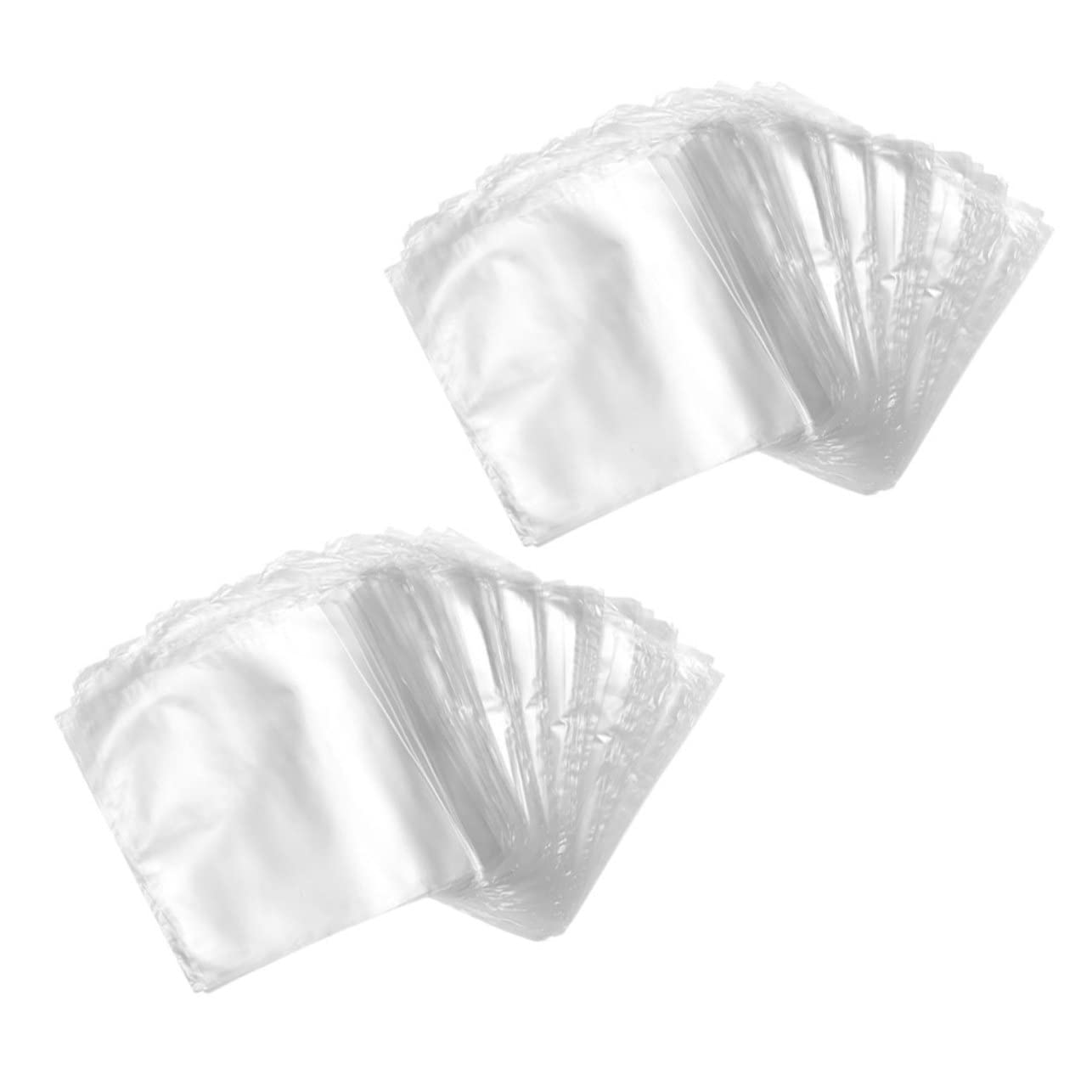BUTIFULSIC 200pcs White Heat Shrink Plastic Sheets 16x24cm Food Grade Waterproof Wrap Bags